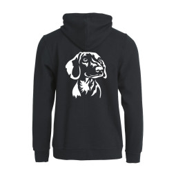 Huppari full zip "Lyhkis silhuetti"