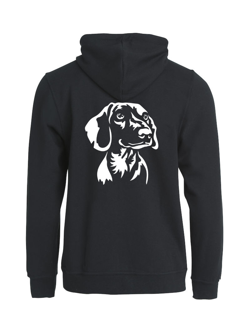 Huppari full zip "Lyhkis silhuetti"