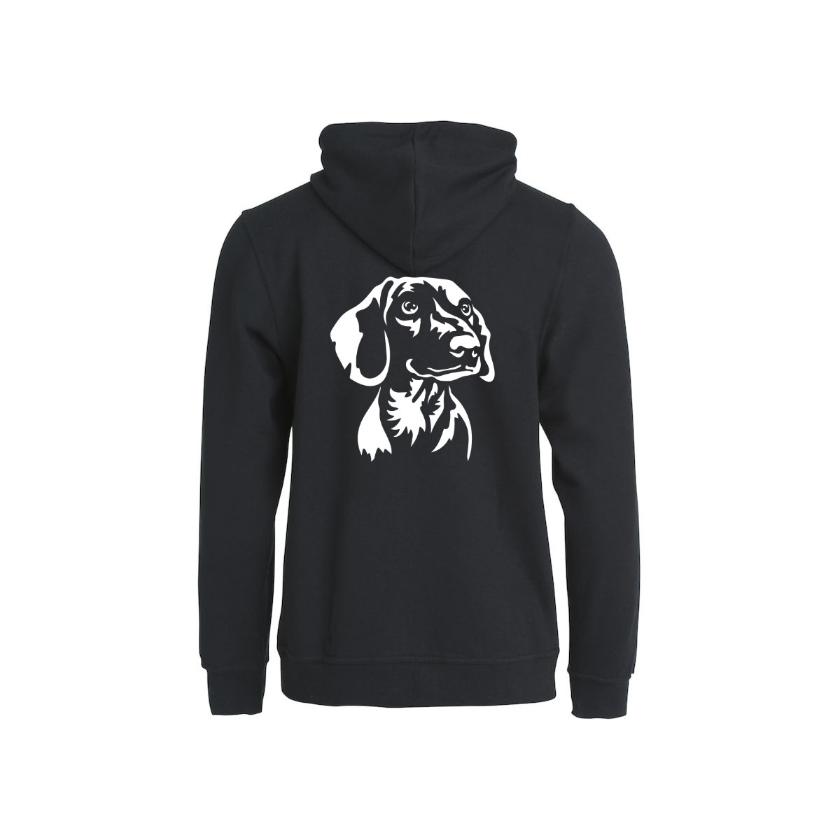 Huppari full zip "Lyhkis silhuetti"