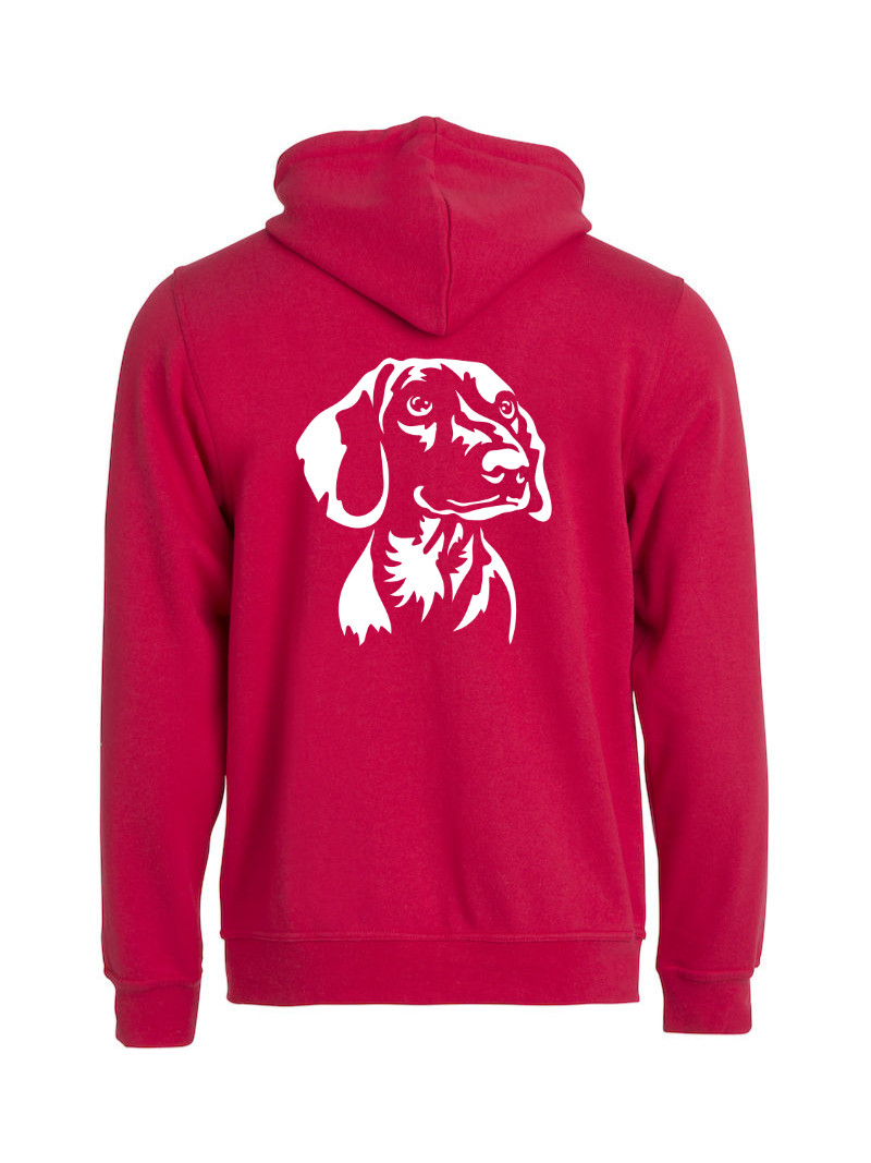 Huppari full zip "Lyhkis silhuetti"