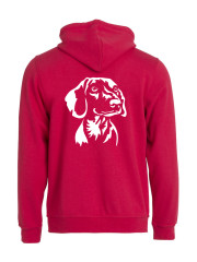 Huppari full zip "Lyhkis silhuetti"