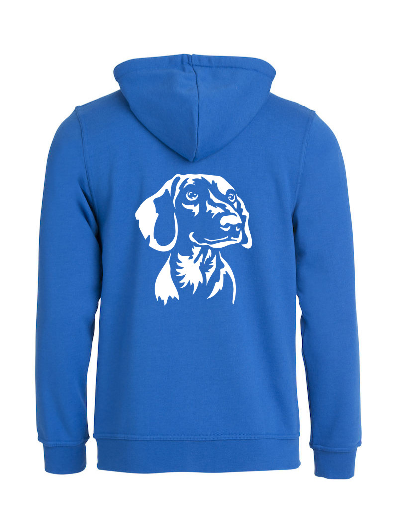 Huppari full zip "Lyhkis silhuetti"