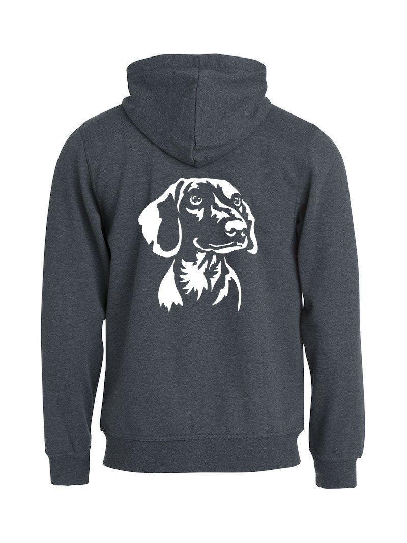 Huppari full zip "Lyhkis silhuetti"