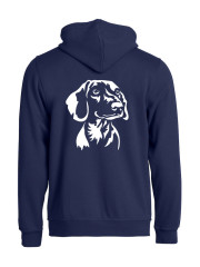 Huppari full zip "Lyhkis silhuetti"