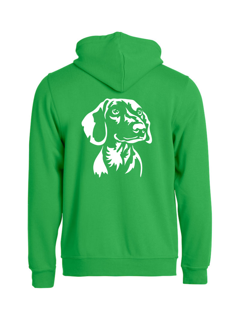 Huppari full zip "Lyhkis silhuetti"