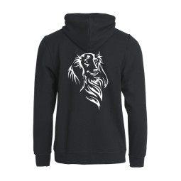 Huppari full zip "Pitkis silhuetti"