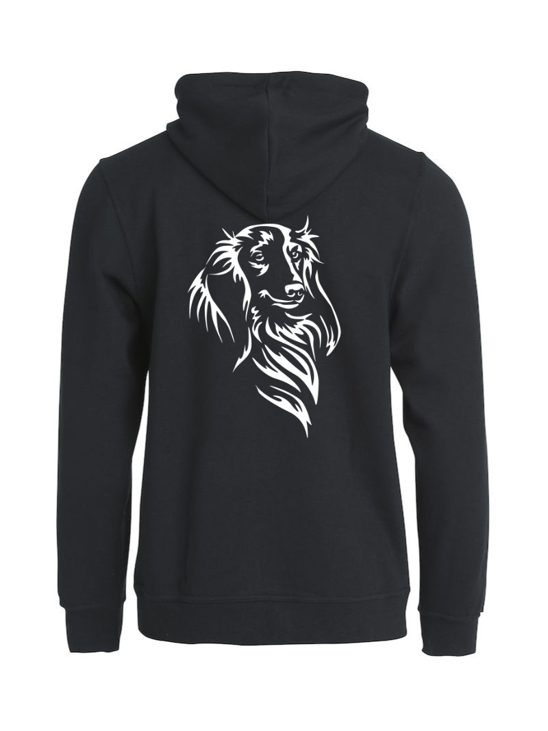 Huppari full zip "Pitkis silhuetti"