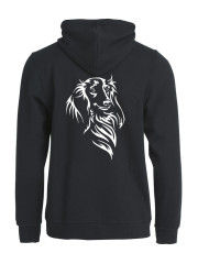 Huppari full zip "Pitkis silhuetti"