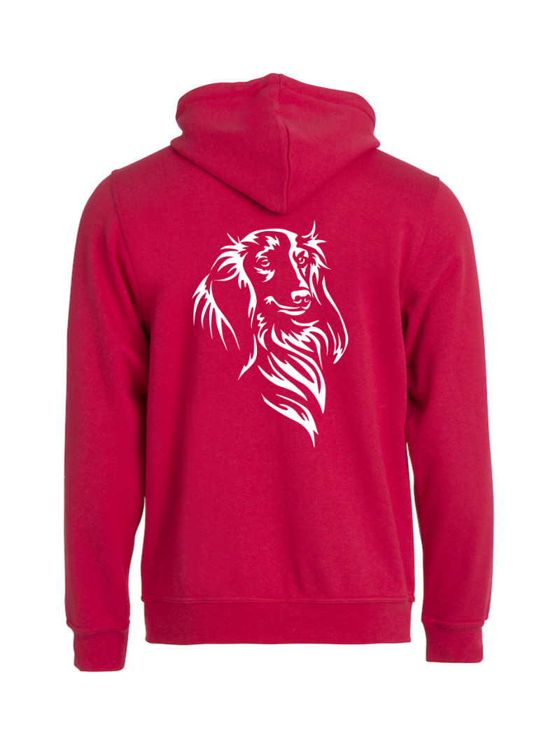 Huppari full zip "Pitkis silhuetti"