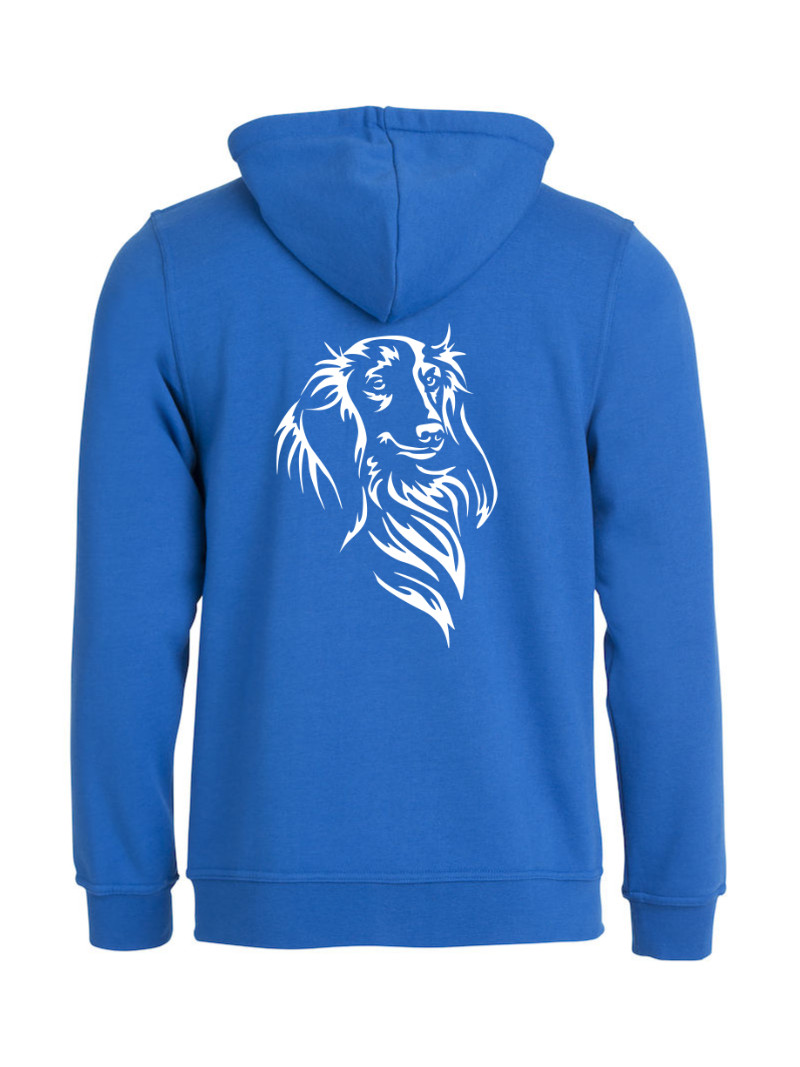 Huppari full zip "Pitkis silhuetti"
