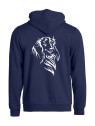 Huppari full zip "Pitkis silhuetti"