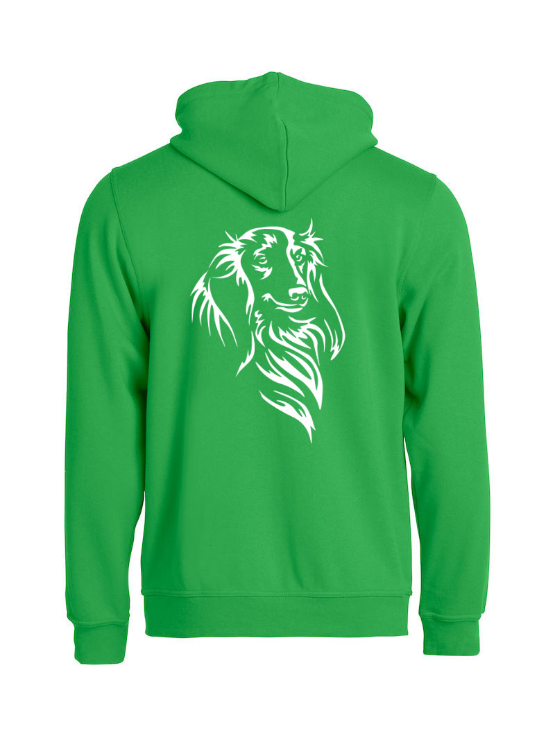 Huppari full zip "Pitkis silhuetti"