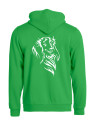 Huppari full zip "Pitkis silhuetti"
