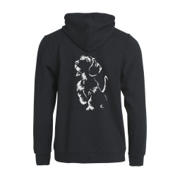 Huppari full zip "Karkkari silhuetti"