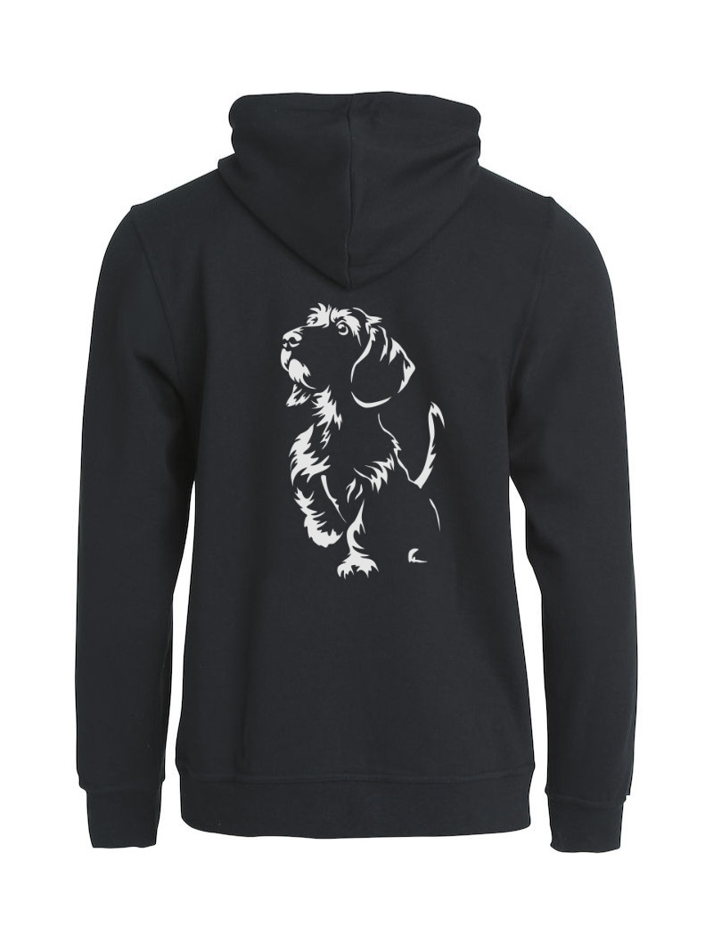 Huppari full zip "Karkkari silhuetti"