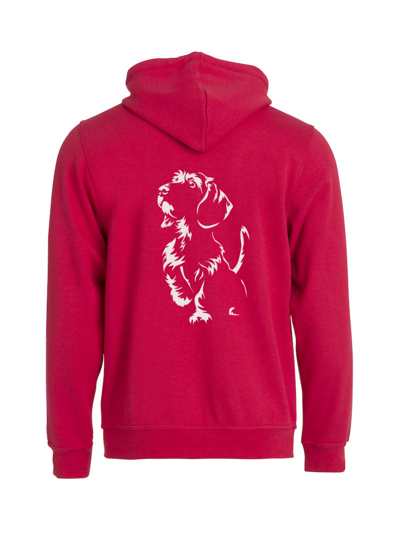 Huppari full zip "Karkkari silhuetti"