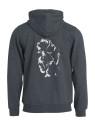 Huppari full zip "Karkkari silhuetti"