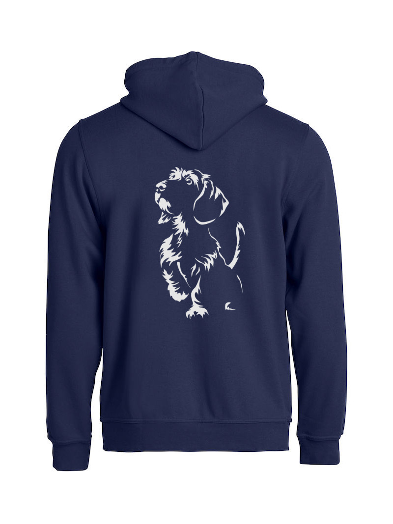 Huppari full zip "Karkkari silhuetti"