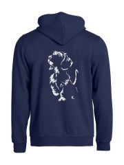 Huppari full zip "Karkkari silhuetti"