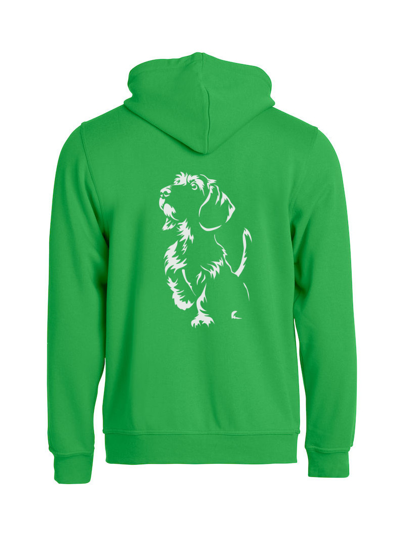 Huppari full zip "Karkkari silhuetti"