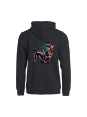 Huppari full zip "NEON-mäykky"