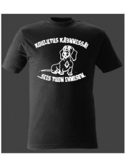 "KOULUTUS KÄYNNISSÄ!" Karkeakarvainen mäyräkoira